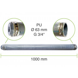 Trubkový difúzor s PU membránou 1000mm